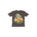 Dosa Dino — Toddler T-shirt - Charcoal Grey