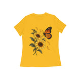 Sunlit Wings — Women's Regular T-shirt - Golden Yellow