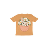Pocket Meadow Bunny — Toddler T-shirt - Mustard Yellow