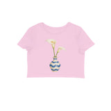 Ceramic Soul — Women's Crop Top - Light Pink