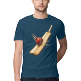 Seam and Willow — Regular Unisex T-shirt in Navy — model