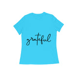 Grateful — Women's Regular T-shirt - Sky Blue