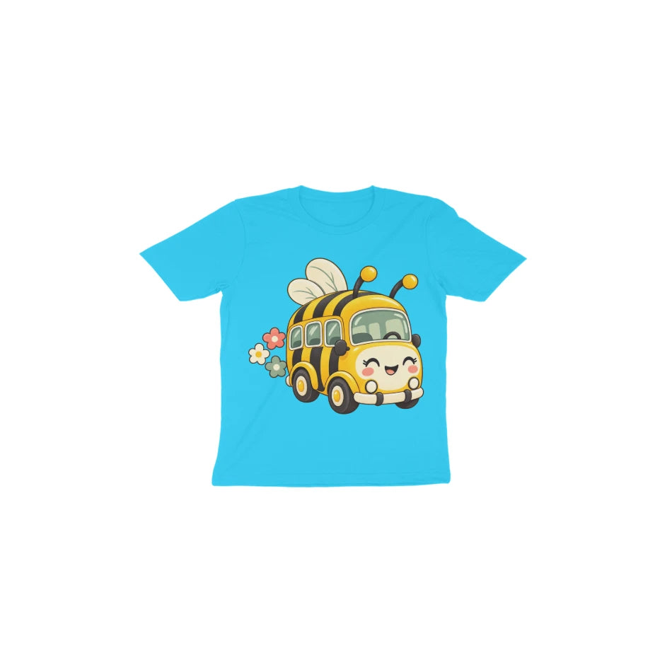 Bumble Bus — Toddler T-shirt - Sky Blue