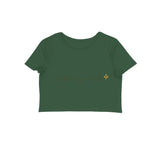Little by Little — Women's Crop Top - Olive Green
