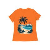 Coastal Pause — Women's Regular T-shirt - Orange