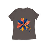 Pixel Petal — Women's Regular T-shirt - Charcoal Grey