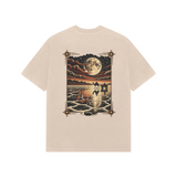 Rann Reflections — Premium Oversized T-shirt in Beige — model
