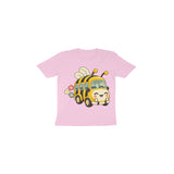 Bumble Bus — Toddler T-shirt - Light Pink