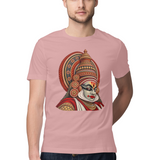 Festival Portrait — Regular Unisex T-shirt in Dusty Rose — model