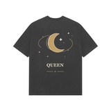 Orbit Queen — Premium Oversized T-shirt in Black — model