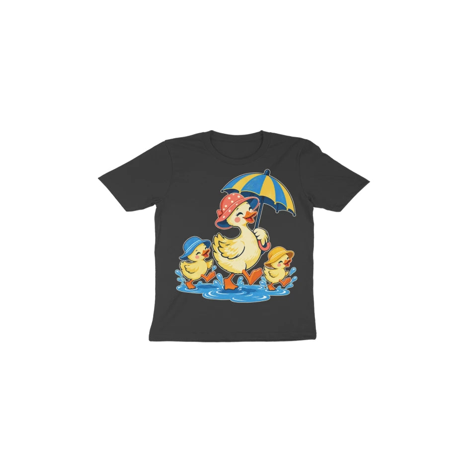 Puddle Duck Parade — Toddler T-shirt - Black