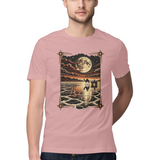 Rann Reflections — Regular Unisex T-shirt in Dusty Rose — model