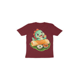 Dosa Dino — Toddler T-shirt - Maroon