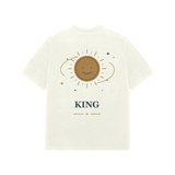 Orbit King — Premium Oversized T-shirt in Ivory — model