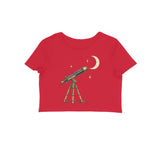 Stargazer — Women's Crop Top - Red