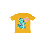Bubble Dragon — Toddler T-shirt - Golden Yellow