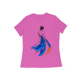 Silhouette in Motion — Women's Regular T-shirt - Pink