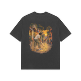 Gully Hour — Premium Oversized T-shirt in Black — model