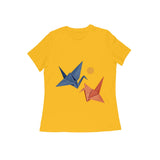 Paper Flight — Women's Regular T-shirt - Golden Yellow