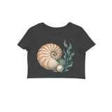 Ocean Jewel — Women's Crop Top - Black