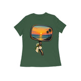 Last Light Mirror — Women's Regular T-shirt - Olive Green