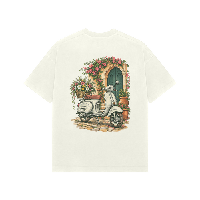Courtyard Blooms — Premium Oversized T-shirt