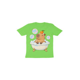 Capybara Bubble Club — Toddler T-shirt - Liril Green