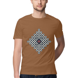 Kolam — Regular Unisex T-shirt in Chocolate — model