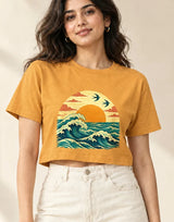 Sunset Passage — Women's Crop Top
