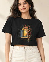 Rain Garden — Women's Crop Top