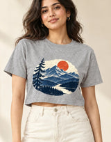 Mountain Air — Women's Crop Top