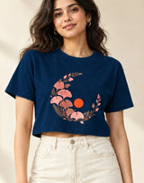 Fern Eclipse — Women's Crop Top
