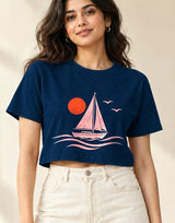 Sail Away — Women's Crop Top