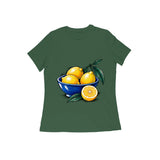 Citrus Still Life — Women's Regular T-shirt - Olive Green