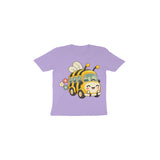 Bumble Bus — Toddler T-shirt - Iris Lavender