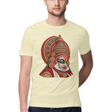 Festival Portrait — Regular Unisex T-shirt in Sand — model