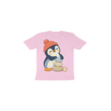 Pebble Penguin — Toddler T-shirt - Light Pink