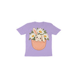 Pocket Meadow Bunny — Toddler T-shirt - Iris Lavender