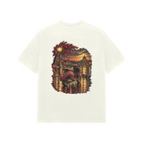 Monsoon Ride — Premium Oversized T-shirt in Ivory — model