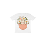 Pocket Meadow Bunny — Toddler T-shirt - White