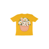 Pocket Meadow Bunny — Toddler T-shirt - Golden Yellow