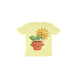 Sun Sprout Friends — Toddler T-shirt - Butter Yellow