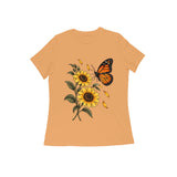 Sunlit Wings — Women's Regular T-shirt - Mustard Yellow