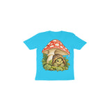 Tortoise Mushroom Umbrella — Toddler T-shirt - Sky Blue