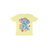 Cricket Elephant — Toddler T-shirt - Butter Yellow
