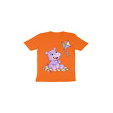 Hippo Kite Picnic — Toddler T-shirt - Orange