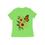 Sunlit Wings — Women's Regular T-shirt - Liril Green
