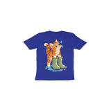 Kitten Rain Boots — Toddler T-shirt - Royal Blue