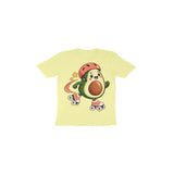 Avocado Wheels — Toddler T-shirt - Butter Yellow