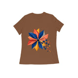 Pixel Petal — Women's Regular T-shirt - Coffee Brown